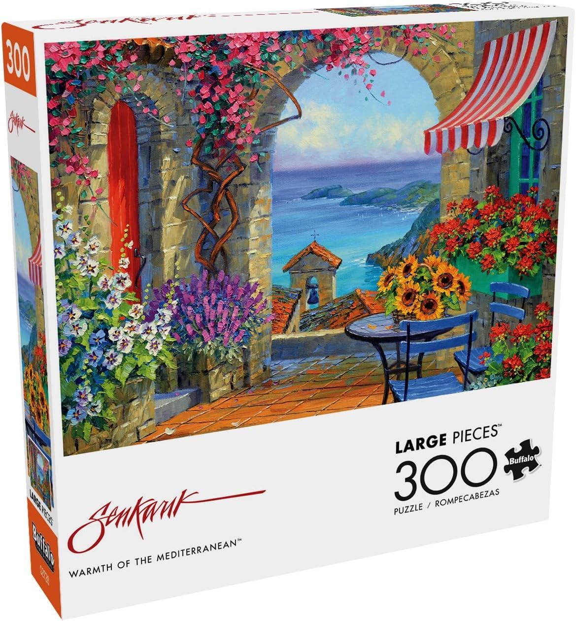 Buffalo Games - Warmth of the Mediterranean - 300 Piece Puzzle for Adults