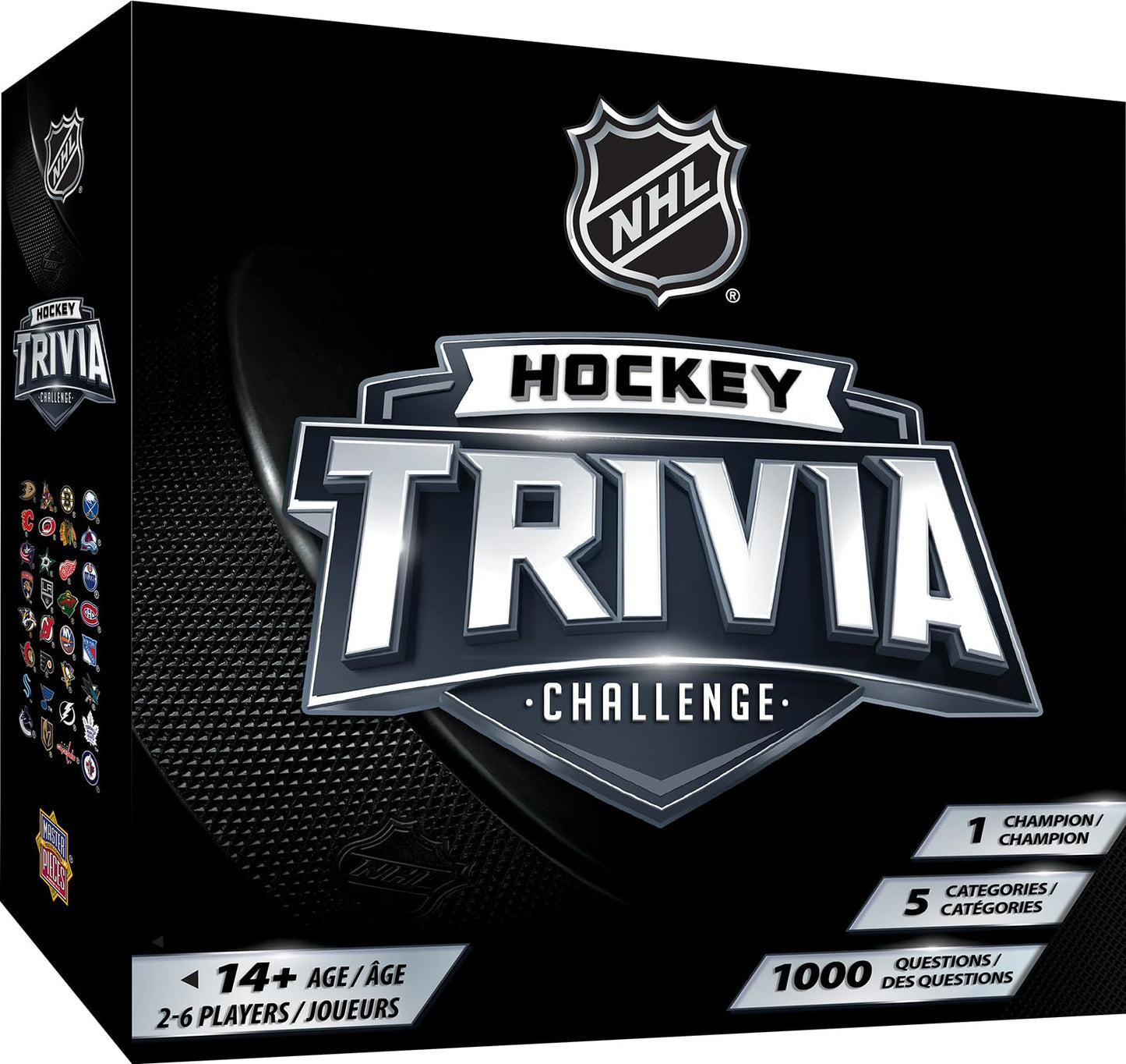 MasterPieces Family Game - NHL Hockey Trivia Challenge - Officially Licensed Game for Kids & Adults
