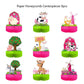 PHIAMOLY 9 Pcs Farm Animal Honeycomb Centerpiece Farm Birthday Party Supplies Farm Theme Indoor and Outdoor Table Decorations barn Party Supplies
