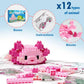 TENYEAH Party Favors, 12 Packs Mini Marine Animals Micro Building Blocks Set, Classroom Prizes, Small Toy Prizes, Goodie Bags, Birthday Festival