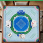 Mikccer Mahjong Mat for Table, American Mahjong Mat with Rules, 32x32 Inch
