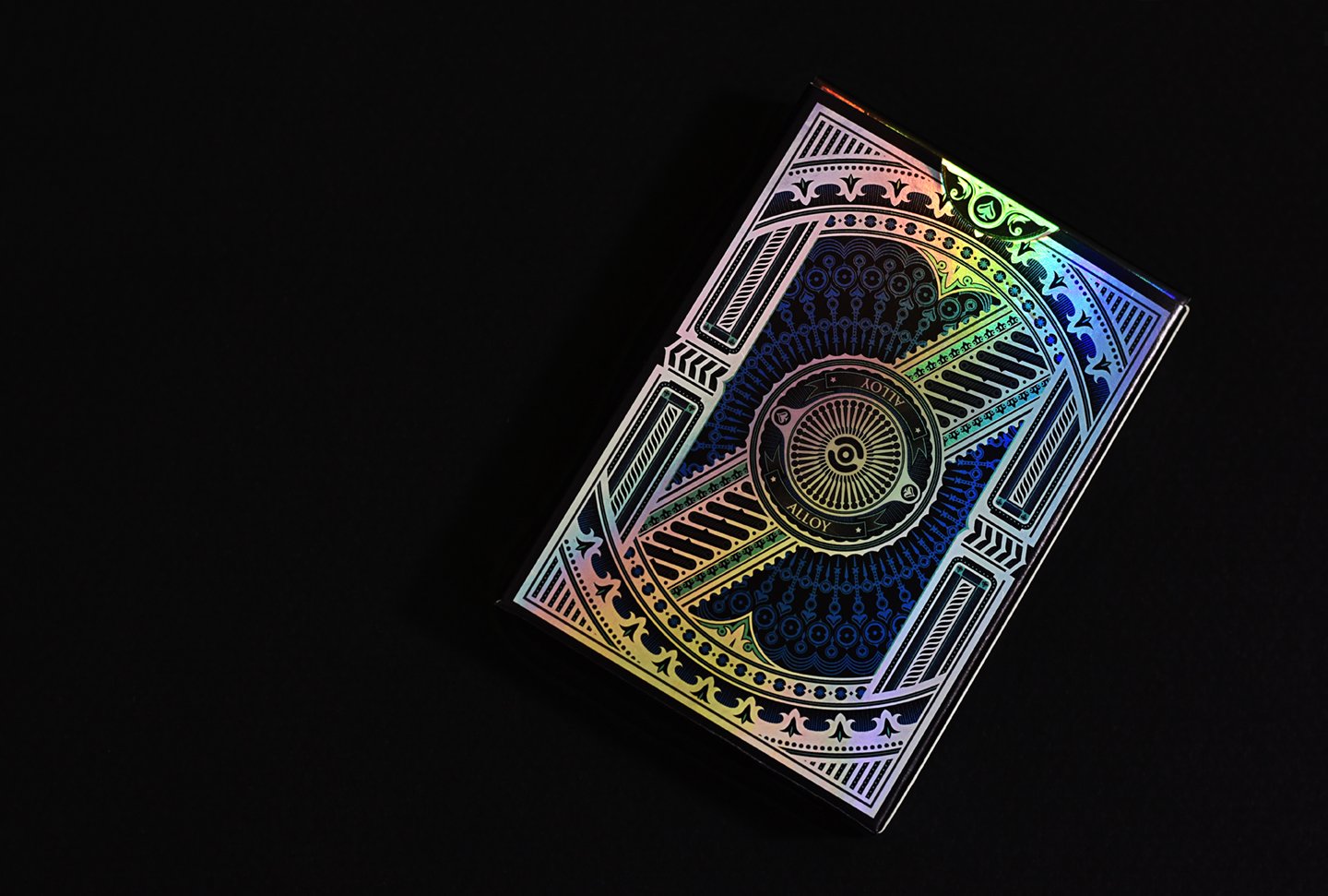 Gamblers Warehouse Alloy Cobalt Playing Cards Poker Deck Custom Design Foiled Backs & Faces New