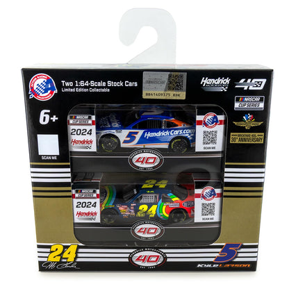 HMS 30 Year Brickyard 400 Bookend Race Win Set 1:64 Nascar Diecast