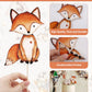yuuzue 24pcs Woodland Animals Cake Topper, Baby Shower Decorations, Double-Sided Printed Forest Friends Centerpiece Sticks for Wild One Camping Party