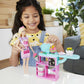 Barbie Florist Doll & Playset, Flower-Making Station with Molds, 3 Dough Colors & Accessories, Blonde Fashion Doll