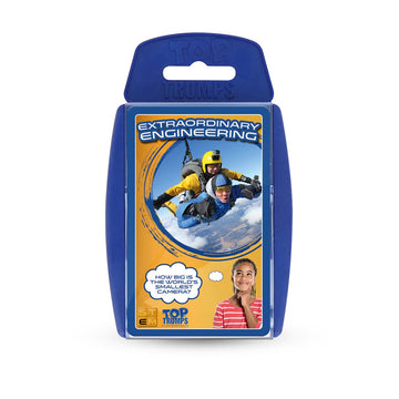Top Trumps Card Game Extraordinary Engineering - Family Games for Kids and Adults - Learning Games - Kids Card Games for 2 Players and More - Kid War