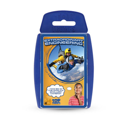 Top Trumps Card Game Extraordinary Engineering - Family Games for Kids and Adults - Learning Games - Kids Card Games for 2 Players and More - Kid War