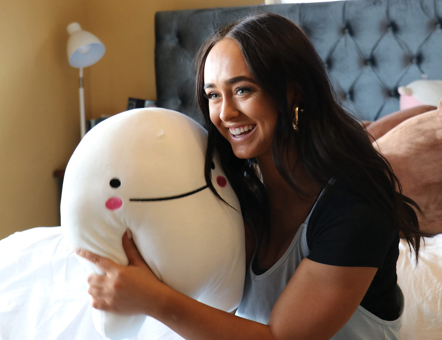 Snuggaboos Spooky The Ghost - Extra Large 16 Inch Plush Pal, Ultra-Soft & Cuddly Ghost Pillow: Perfect Halloween Plushie Gift for Kids, Adults