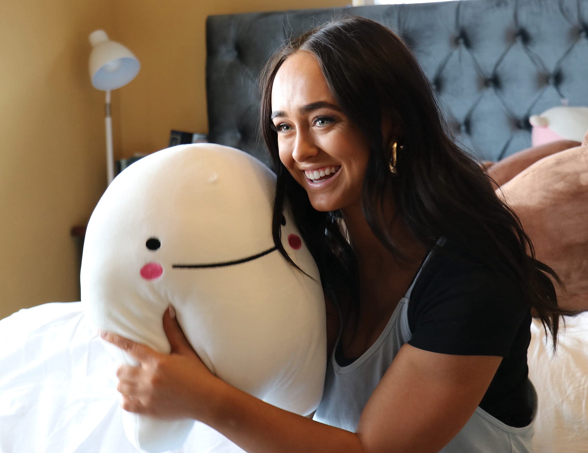 Snuggaboos Spooky The Ghost - Extra Large 16 Inch Plush Pal, Ultra-Soft & Cuddly Ghost Pillow: Perfect Halloween Plushie Gift for Kids, Adults