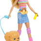 Barbie Pets Skate and Run Pup Blonde Doll