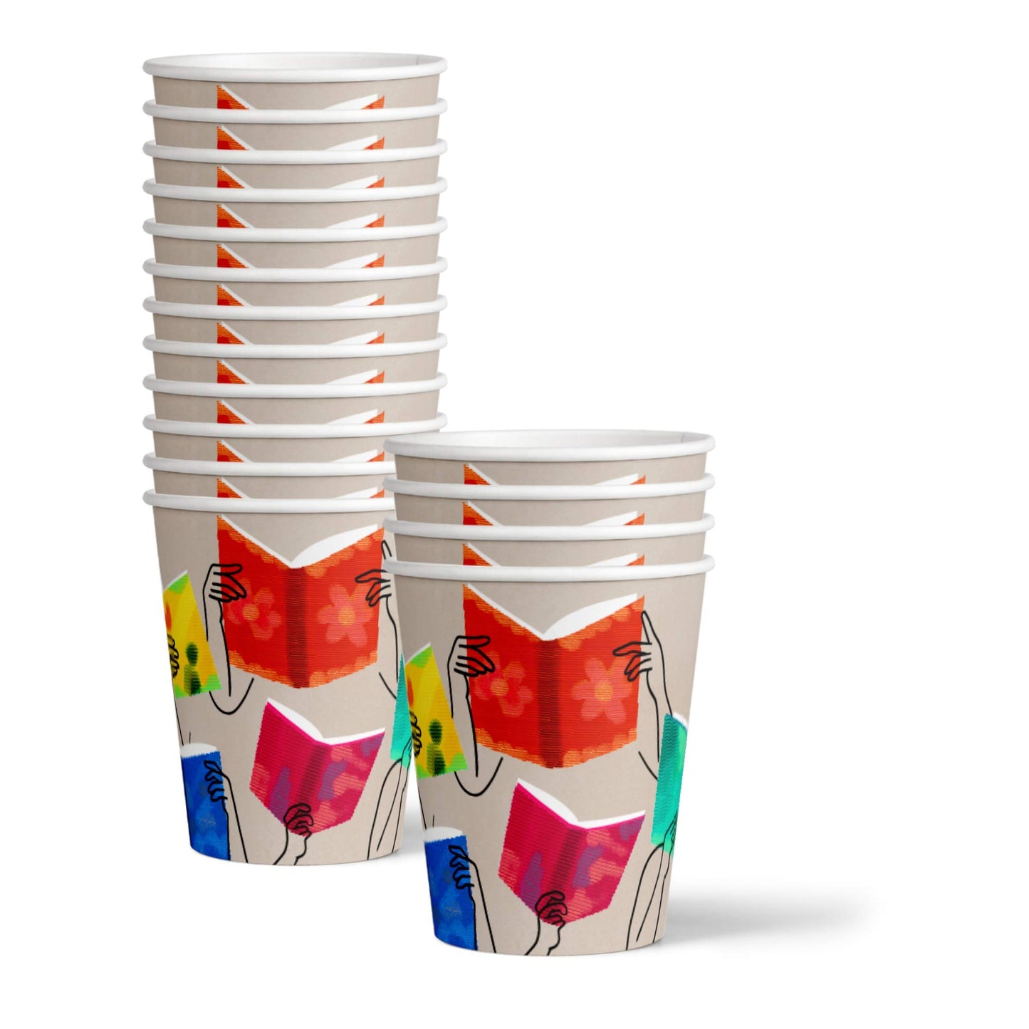Birthday Galore Book Club Birthday Themed Party Supplies for Kids and Adults - Ideal Celebration Tableware Set with Plates, Napkins, & Cups Quick