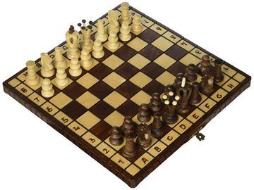 Wegiel Chess Royal 30 European Wooden Handmade International Set, 11.81 x 1.97-Inch