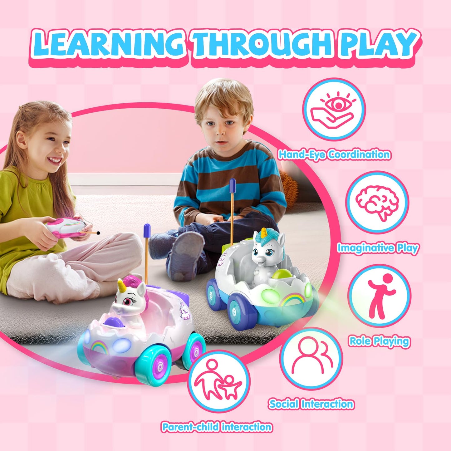 AEROQUEST Toys for Girls Remote Control Car