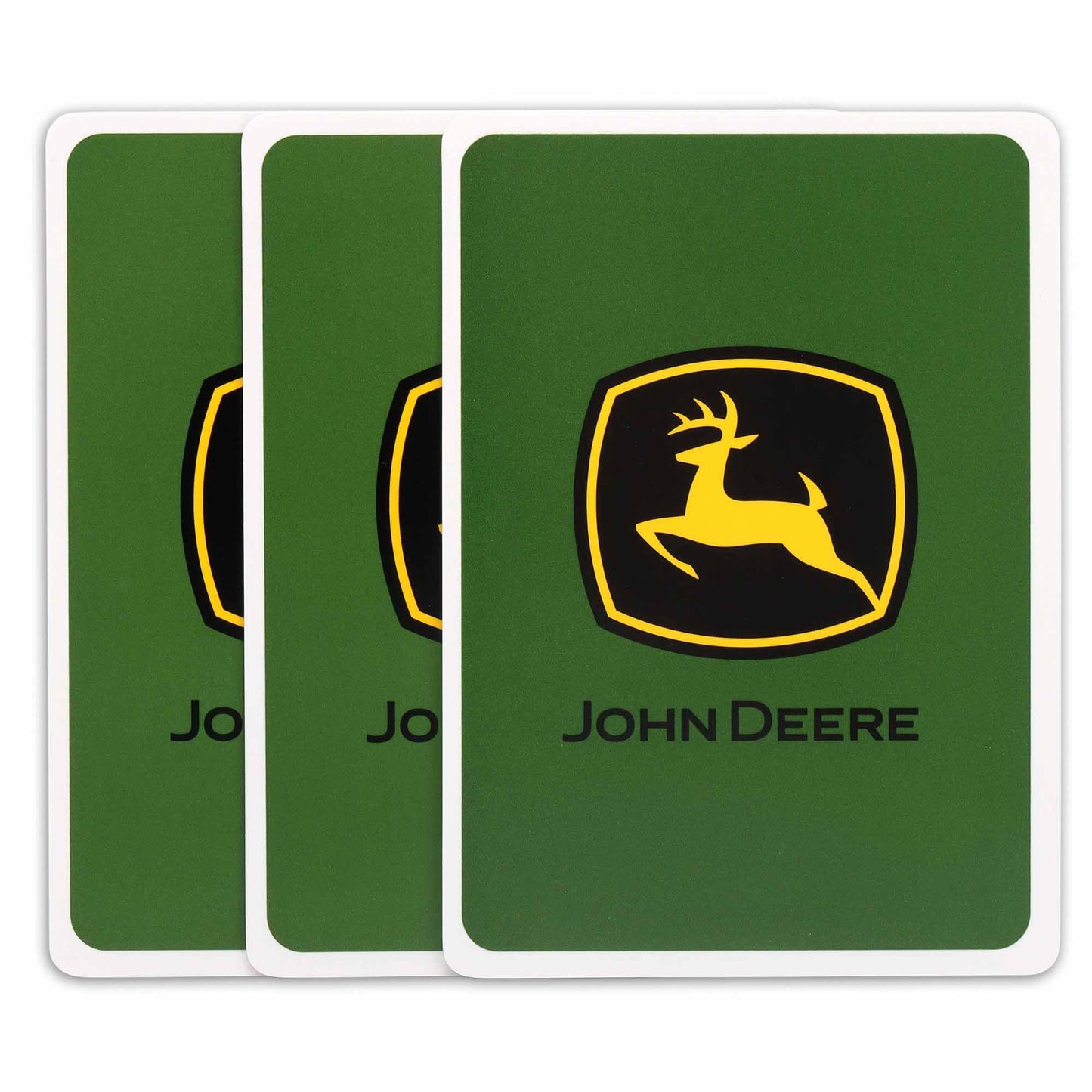 Open Road Brands John Deere Logo Playing Cards - Green John Deere Deck of Playing Cards - Great Gift Idea