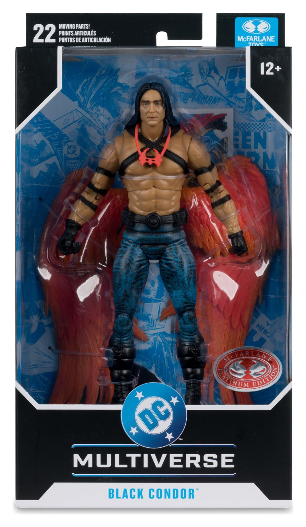 DC Multiverse DC Classic 7" Figure Exclusive - Black Condor Red Platinum