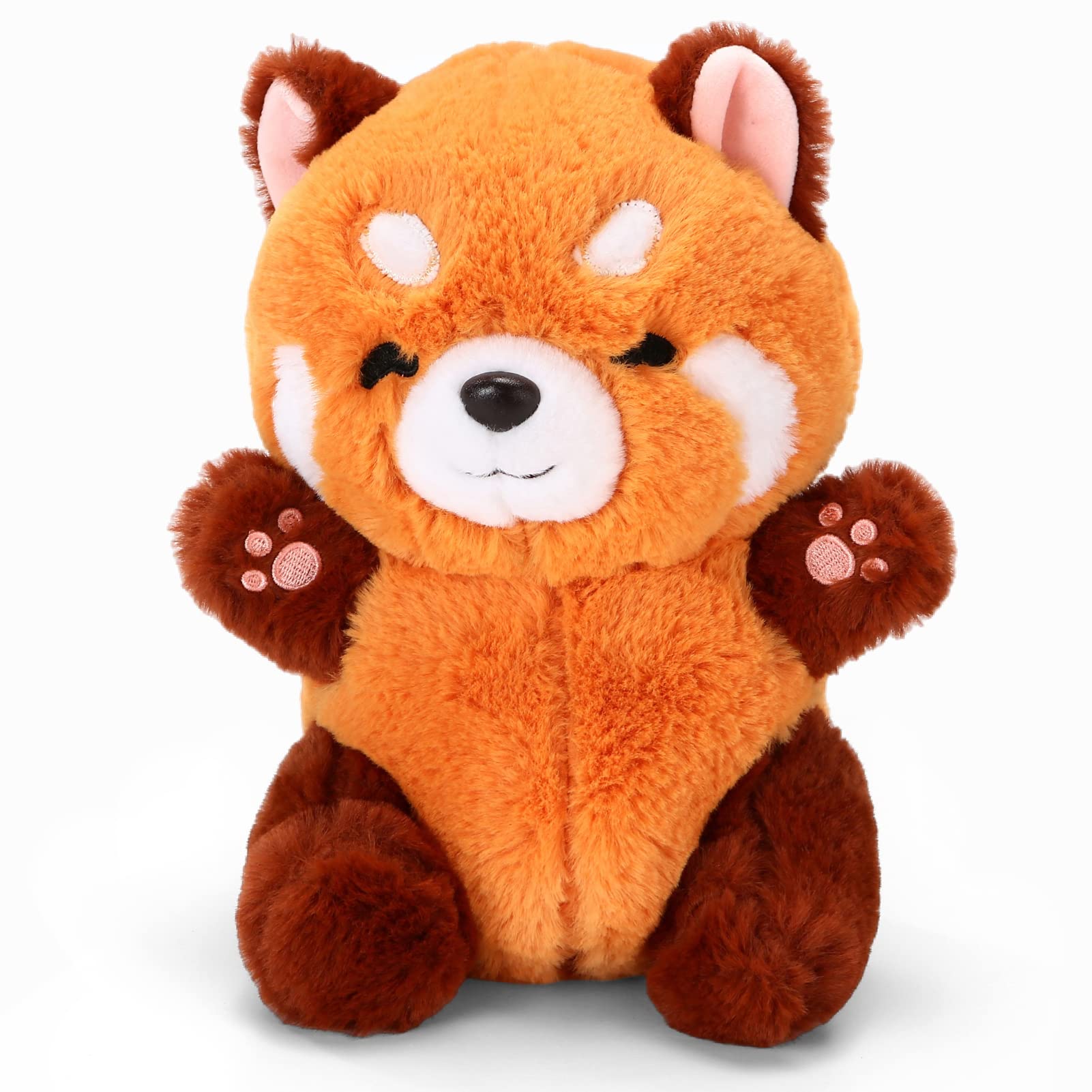 Riuhot Red Panda Stuffed Animal Cute Plush Toy Plushie Christmas Birthday Valentine's Day Gift for Girlfriend Kids 9" Red Panda Stuffed Animals