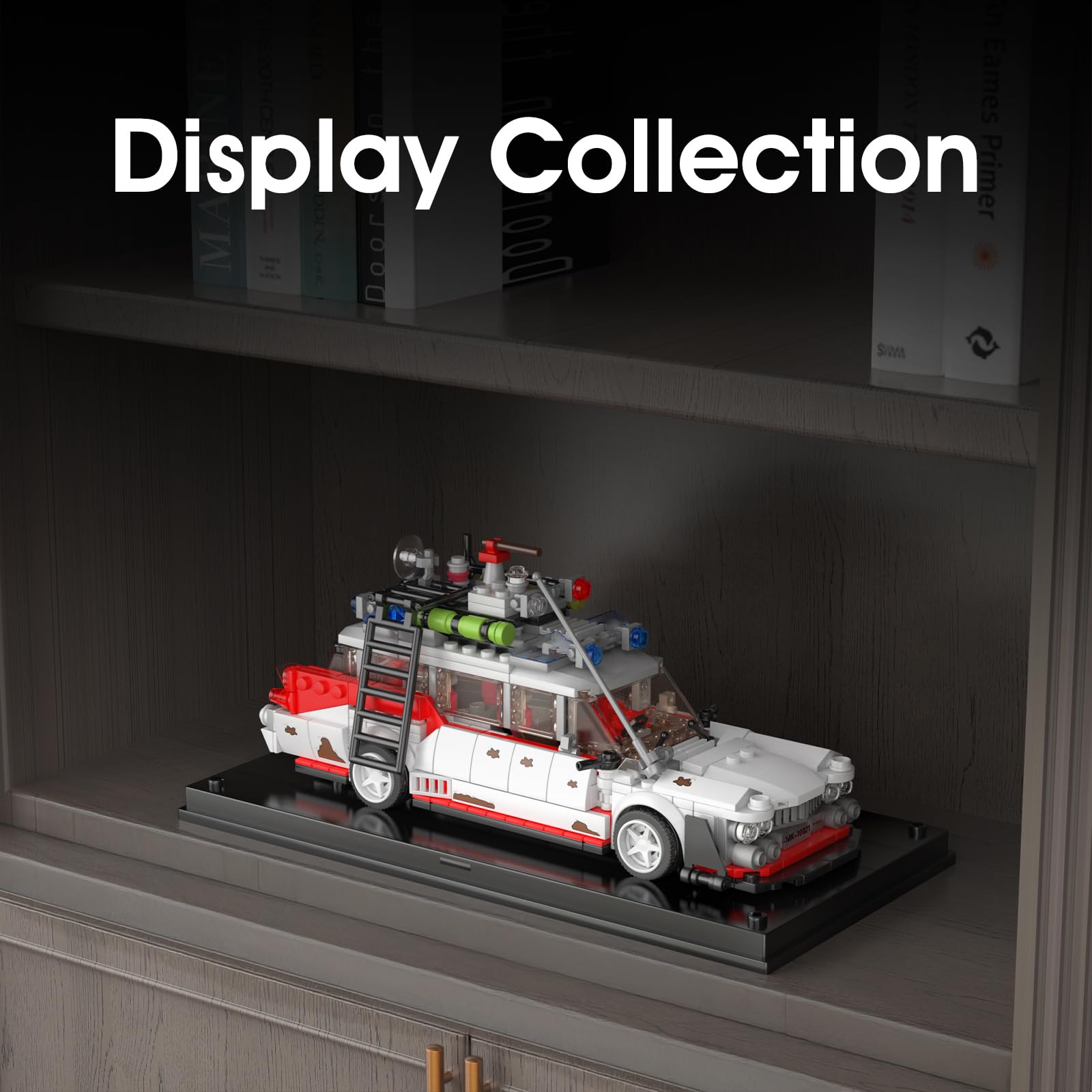 Mould King Ghost Car ECTO-1 Building Sets for Boys Age 14+&Ghost Bus Movie Fans, Creative Classic Cars 10021 Cool Vehicles Model Kits Birthday Gifts