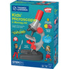 Wow in The World Kids’ Microscope & Biology Kit, Up to 720x Magnification, LED Illumination, Prepared & Blank Slides, Companion Audio Content
