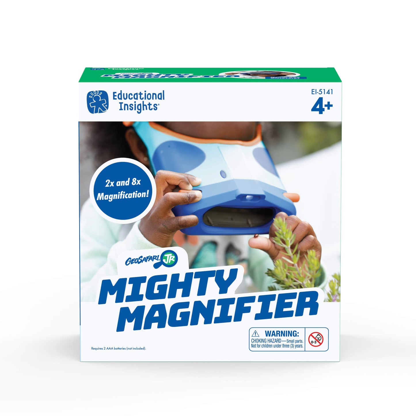 Educational Insights GeoSafari Mighty Magnifier, Explorer Glasses for Day or Night Viewing, Ages 4+