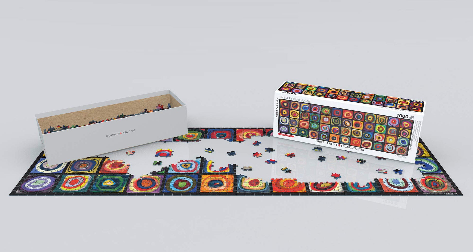 EuroGraphics Color Squares Panoramic by Wassily Kandinsky 1000-Piece Puzzle (6010-5443)