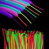 Glow King Neon Tying Balloons - Fluorescent Neon Glow Party Balloons for Tying Balloon Animals - Blacklight Reactive Party Supplies - Neon Party