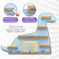BigStep Tonie Shelf for Toniebox - Large Dinosaur Tonie Shelf, Dual Magnetic Strips Top & Bottom, Wall Mount or Free Standing, Holds 18+ Tonie