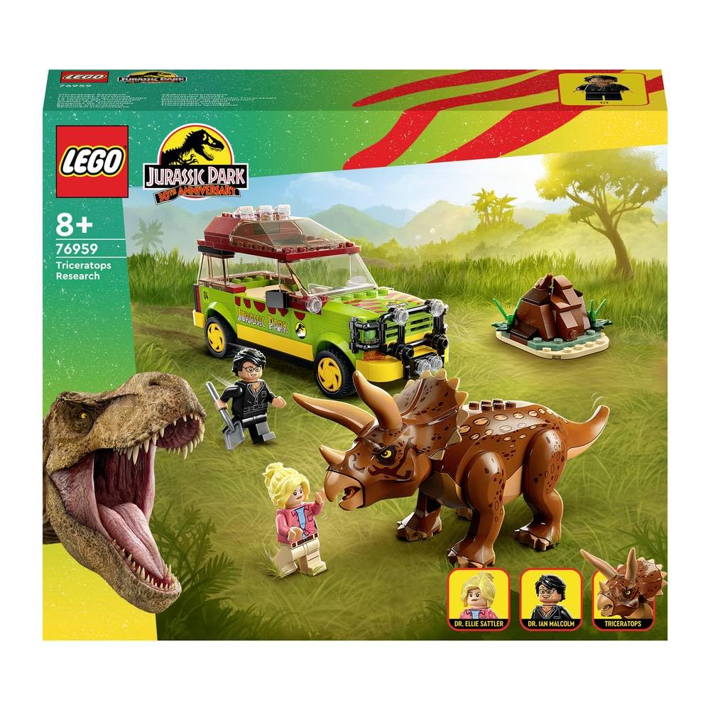 LEGO 76959 Jurassic World Triceratops Ecology Set