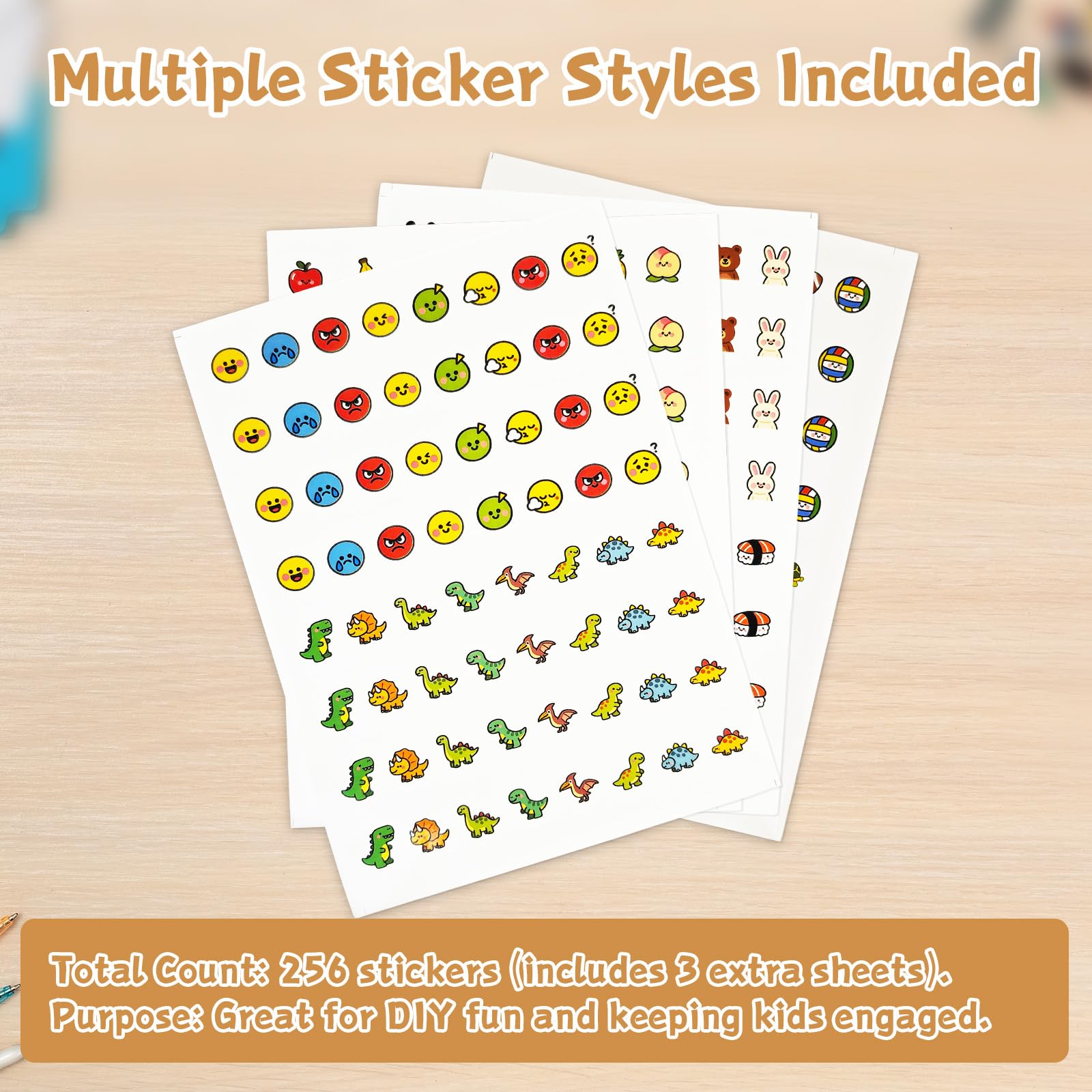 lovivid 65 Tiles 30mm Seaside Escape Game Block Matching Game for Kids, Vita Mahjong Game Set in ABS Plastic Material Set with 4 DIY Stickers (White)