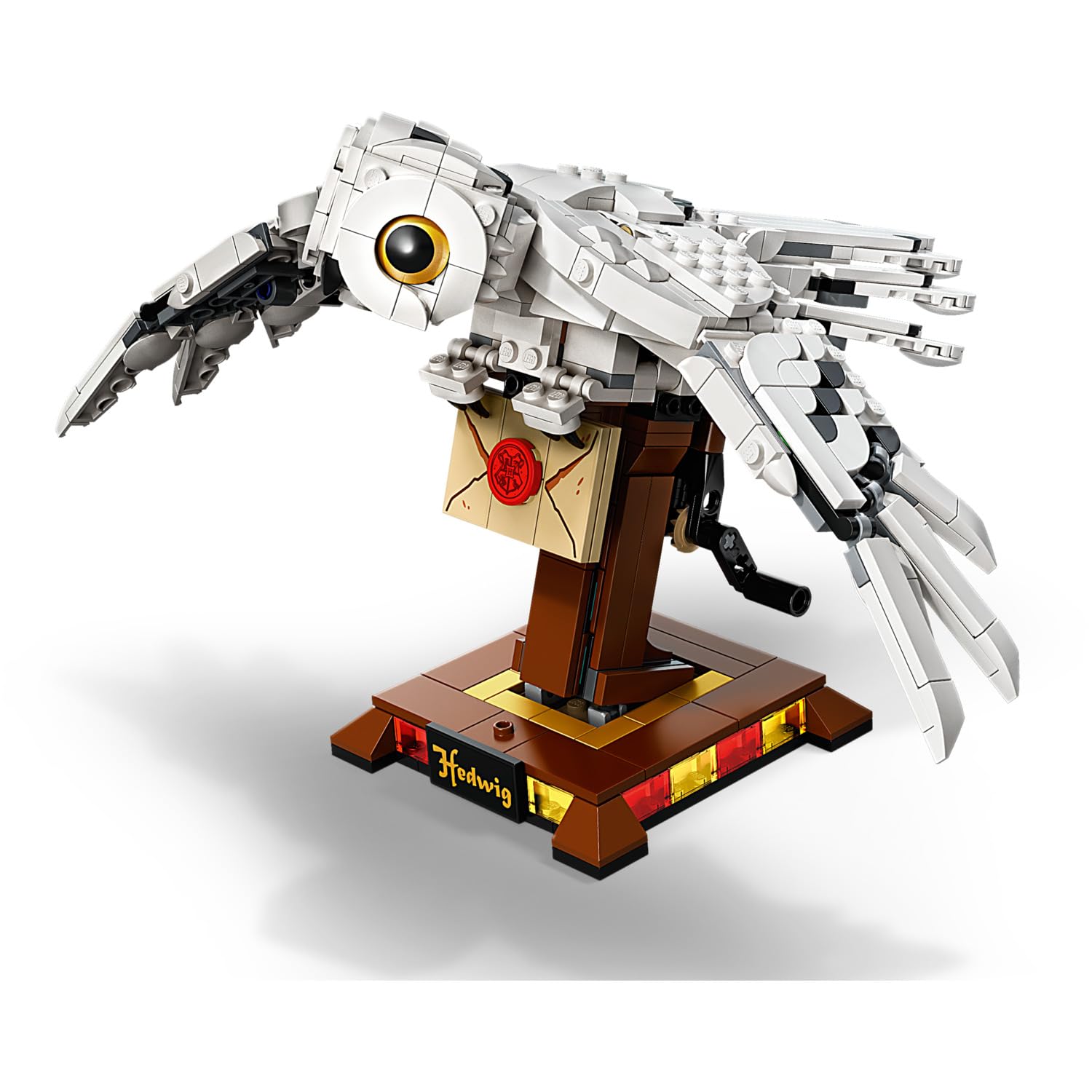 LEGO Harry Potter Hedwig 75979 Cool, Collectible, Mechanical Toy, Hedwig the Owl Delivering a Letter from Hogwarts; Great Christmas or Birthday Gift
