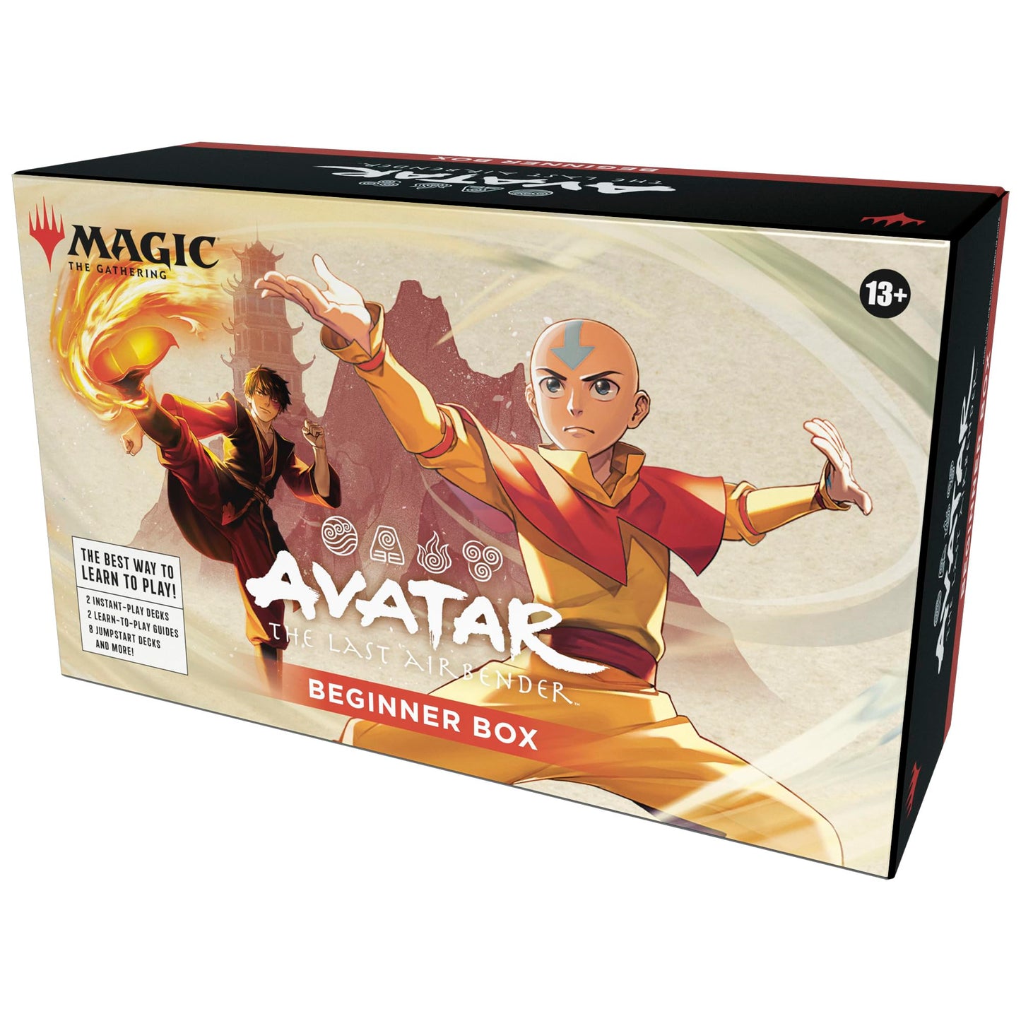 Magic: The Gathering | Avatar: The Last Airbender Beginner Box | 2-Player Card Game | Includes 2 Tutorial Decks, 8 Themed Half-Decks, 2 Playboards, 2