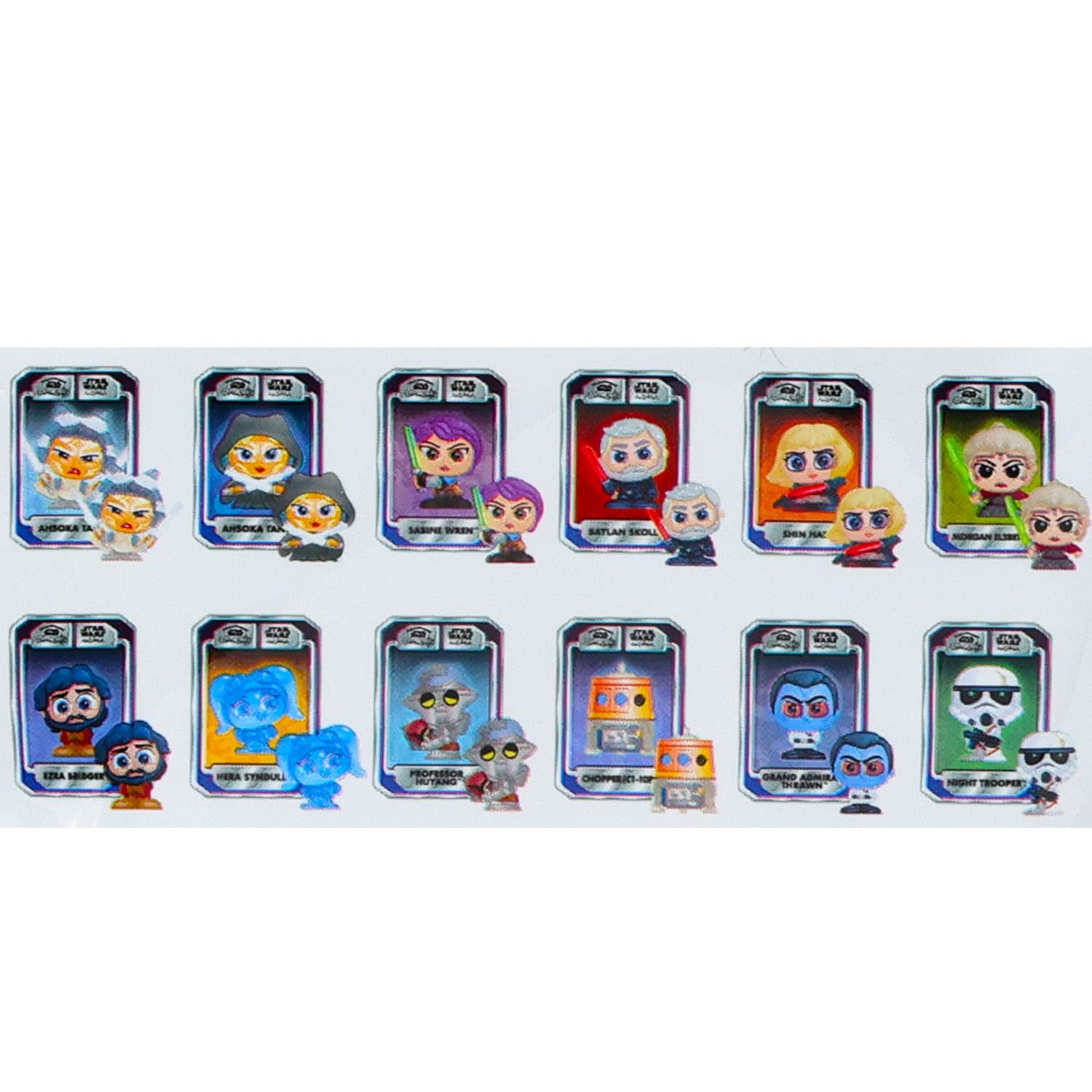 Star Wars Doorables Blind Bags Set - Bundle with 6 Disney Doorables Mini Figures for Kids, Adults, Plus More | Star Wars Mystery Figures Series 1