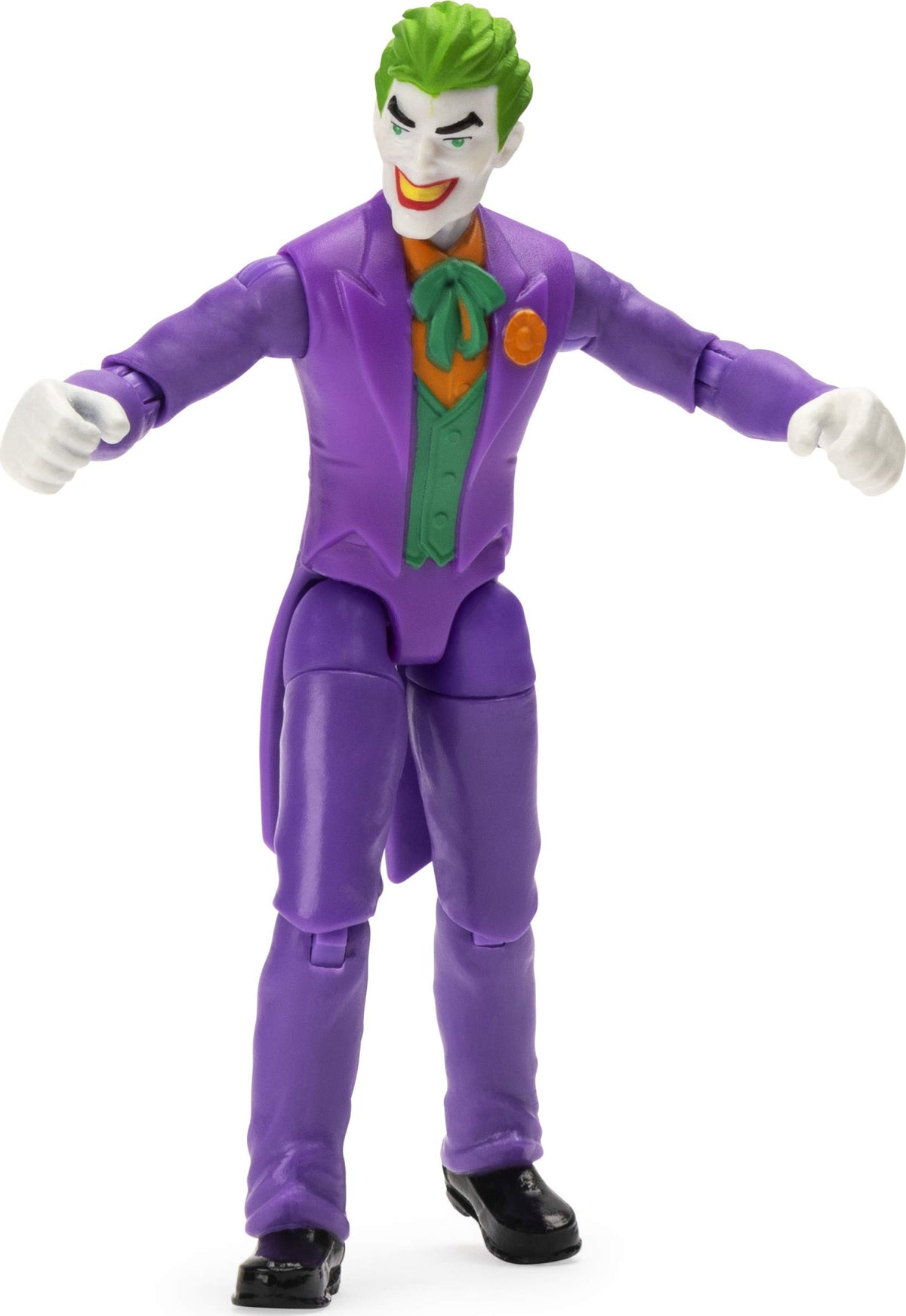 Batman 6056747, 4-Inch THE Joker Action Figure with 3 Mystery Accessories, Mission 1, Multicolour