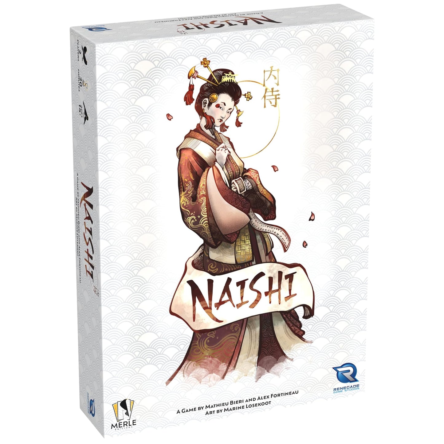 Renegade Game Studios Naishi 2-Player Strategy Card Game, Hand-Management Duel, Territory Control, Feudal Japan, Ages 14+