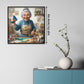 Larkipuzz Funny Grandma Puzzles for Adults 1000 Pieces, Pretty Art Old Women Jigsaw Puzzles, Vintage Cozy Craft Room Painting Puzzle