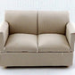 Melody Jane Dolls Houses Hessian Classic Modern Sofa Miniature Living Room Furniture 1:12