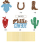 Little Cowboy Party Centerpiece Baby Shower Decoration Western Theme Boots Hats Photo Props Table Toppers Birthday Supplies Blue