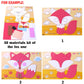 Lovyan 3D EVA Foam Stickers for Toddlers 12PCS Sticky Foam DIY Craft Preschool Art Class Drawing Sticker Puzzle Art Kit for Kids Boys Girls (Cartoon