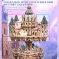URFunModel 3D Wooden Puzzle for Adults, Mechanical Transmission Castle in The Sky Music Box Wooden Model Kit to Build, 534PCS DIY Assembly Steampunk
