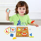 TOOKYLAND Wooden Tap Nailing Game - 82pcs Hammer and Nails Pounding Toy, Ages 4+