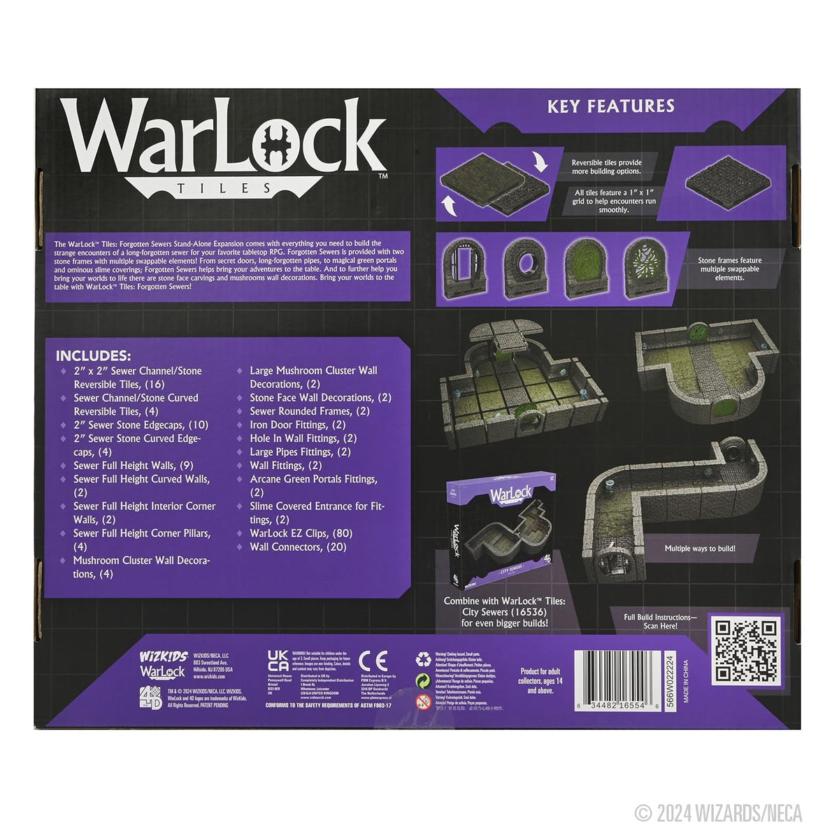 WizKids Warlock Tiles: Forgotten Sewers Stand-Alone Expansion