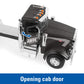 Tomy Big Farm Peterbilt Semi Truck - 1:16 Scale - Includes Livestock Trailer and 4 Cows - Durable Truck Toy with Lights and Sounds, Opening Doors