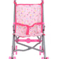 Dream Collection, Doll Stroller - Metal Fold Up and Down Umbrella Stroller for Realistic Pretend Play, Pink - 23”