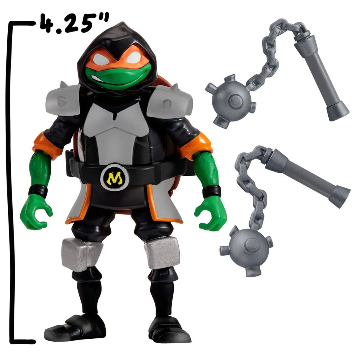 Tales of the Teenage Mutant Ninja Turtles TMNT Battle Arena Action Figure (Michelangelo, Tales of the Teenage Mutant Ninja Turtles TMNT Battle Arena
