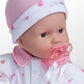 JC Toys La Baby Caucasian Baby Doll Set - 11 Inch Soft Baby Doll | Washable |Removable Pink Outfit w/ Hat & Blanket | For Children 12 Months +