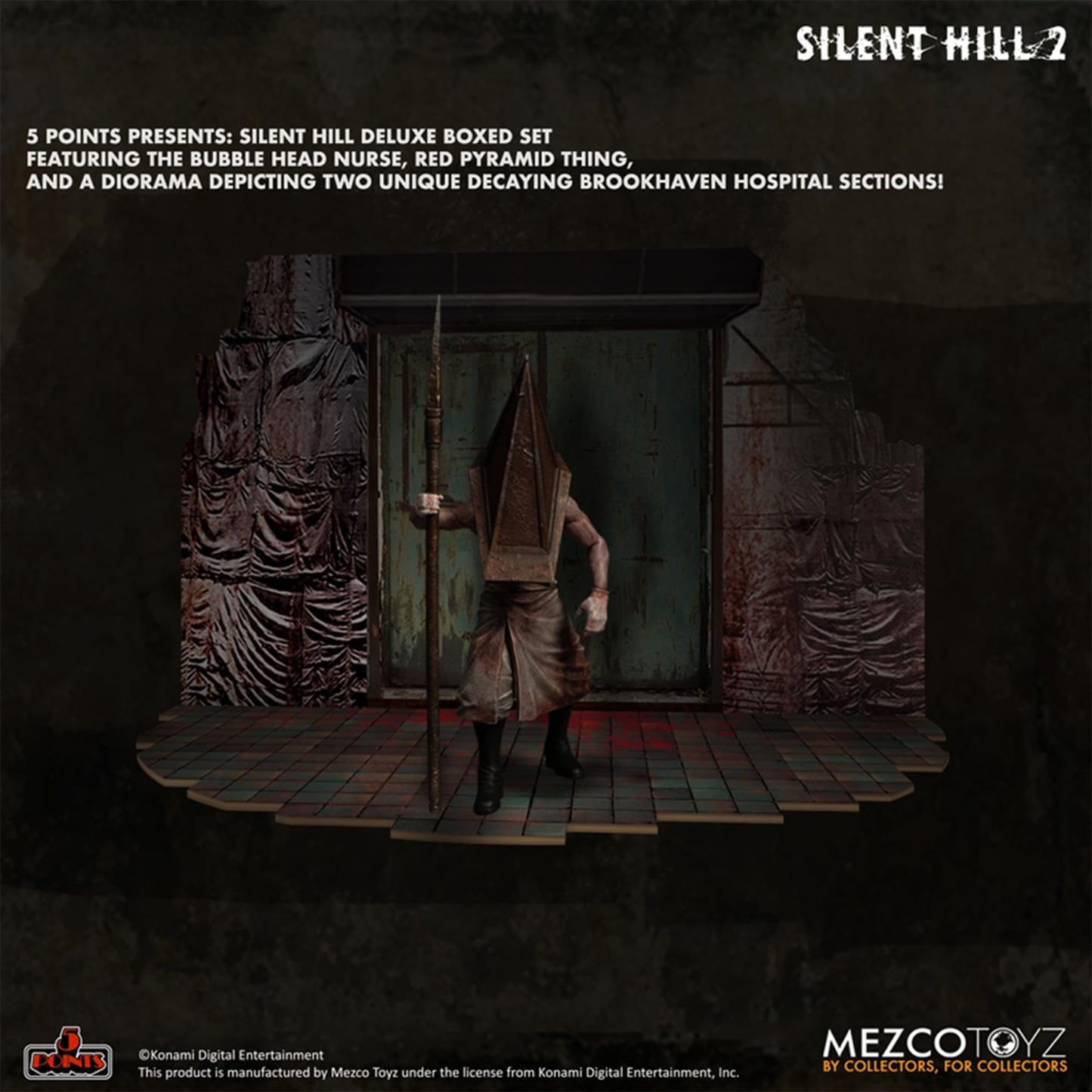 Mezco Toyz Silent Hill 2 5 Points Deluxe Figure Boxed Set