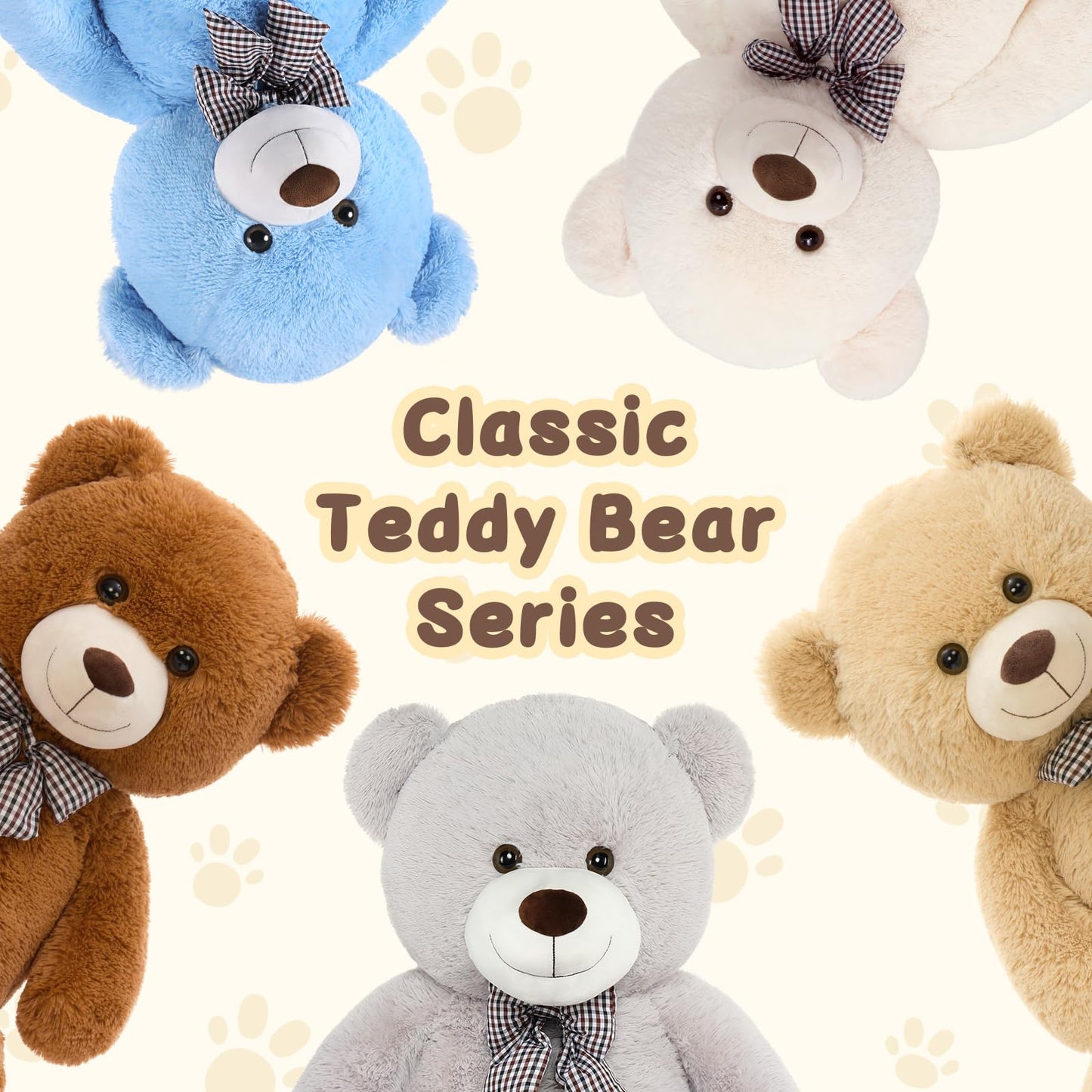 MaoGoLan Giant Teddy Bear Plush Toy - Ultra Soft & Cute Large Stuffed Animal 39 inches, Perfect for Baby Showers, Birthdays, Valentines Day Gifts