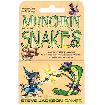 Munchkin Snakes Card Game Mini-Expansion by Steve Jackson Games