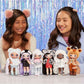 Na Na Na Surprise Cozy Series Leona White 7.5" Fashion Doll Snow Leopard-Inspired with Black Hair, 3-Piece Outfit and Fuzzy Clip-on Purse, Poseable