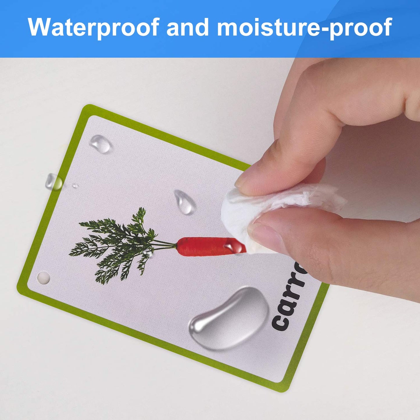 20PCS/Set Vegetable Kids Gifts English Flash Cards Pocket Card Educational Learning Baby Toys for Children Pre-Kindergarten
