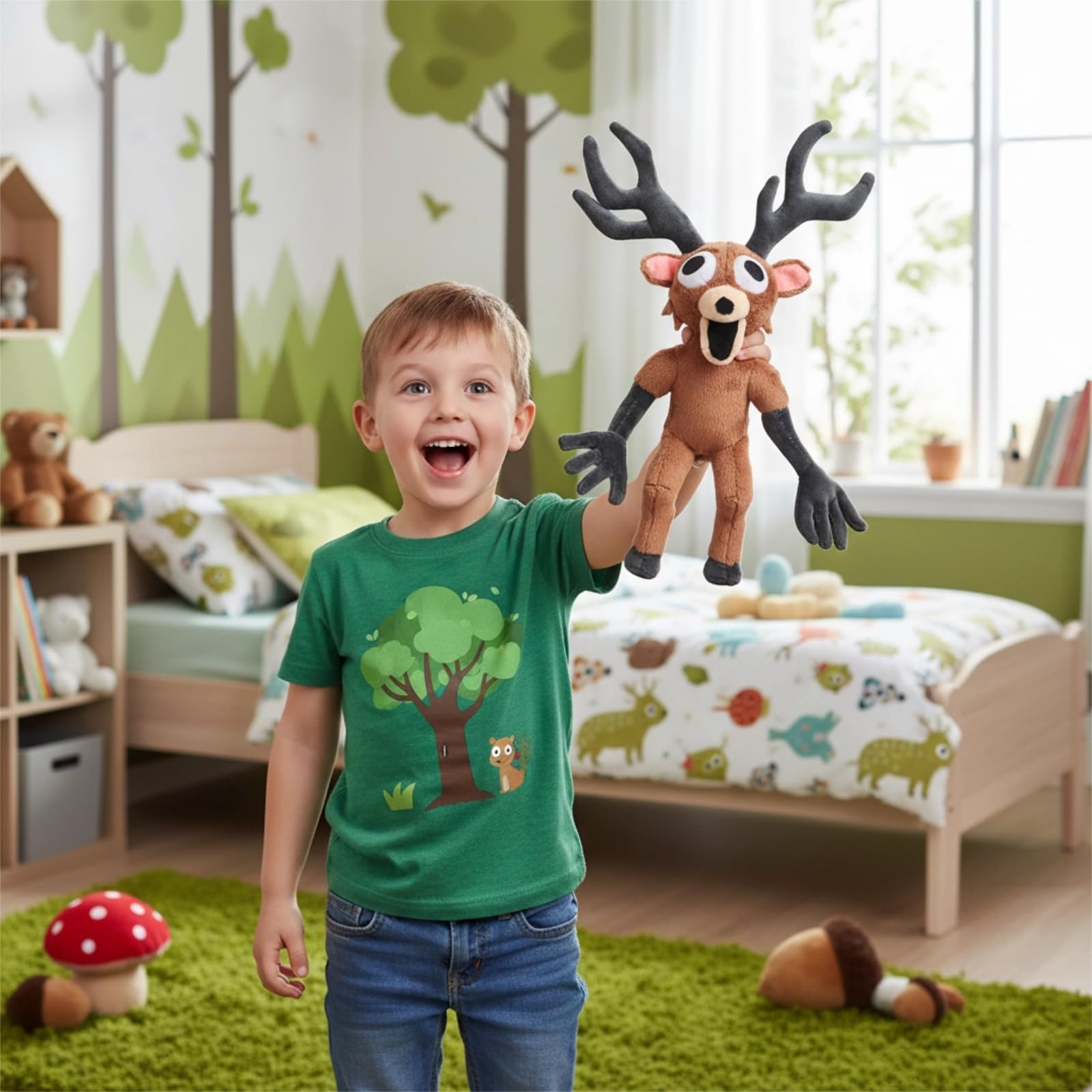 GUUZOGG 99 Nights in the Forest Plush Toy, 15 Inch The Deer from 99 Nights in the Forest Stuffed Animal Plushies for Game Fans, Collectible Gift